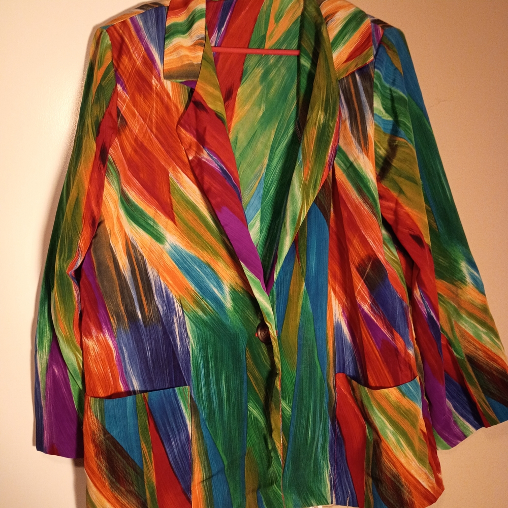 🦄 Colorful Women's Jacket Size M